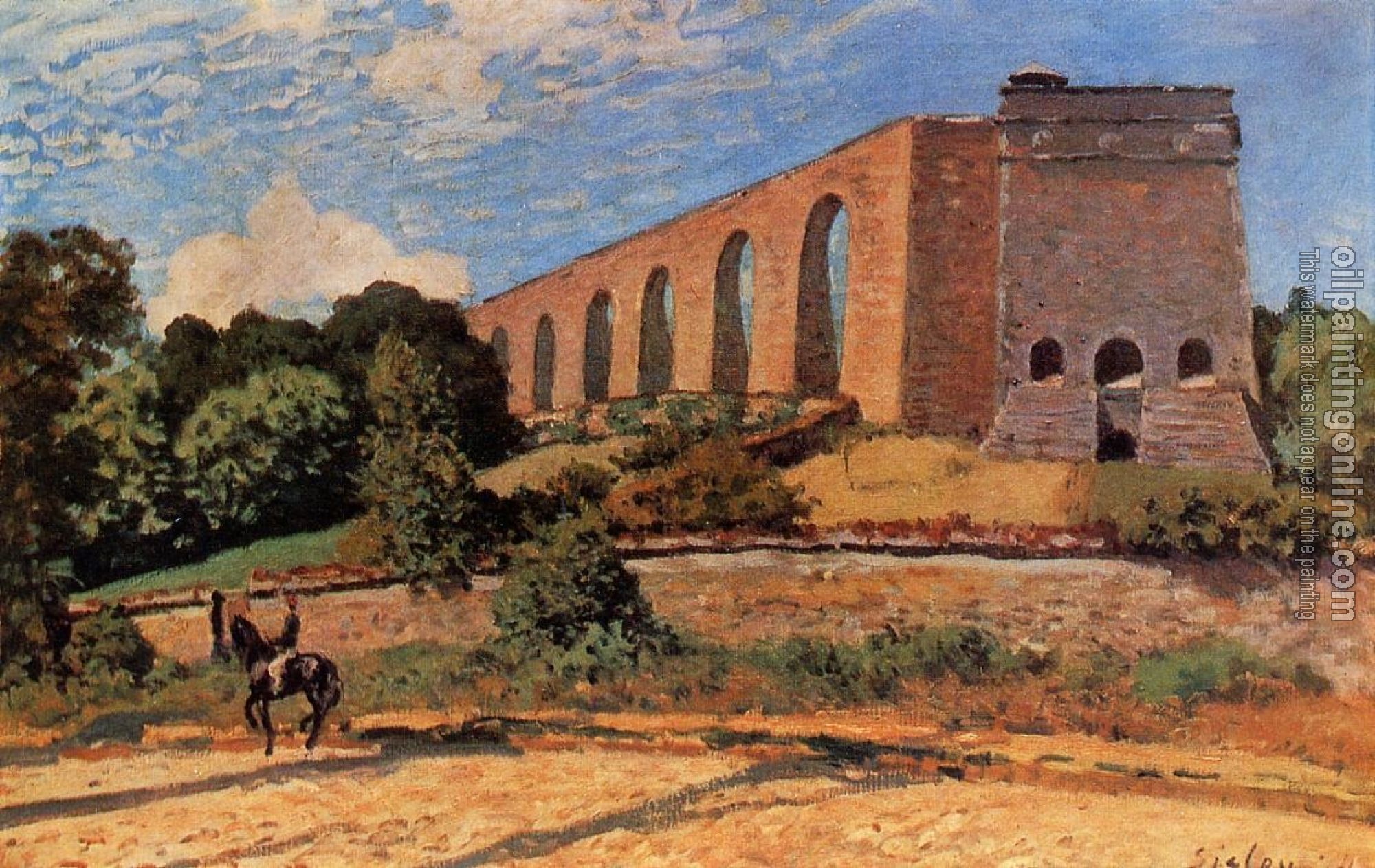 Sisley, Alfred - The Aqueduct at Marly